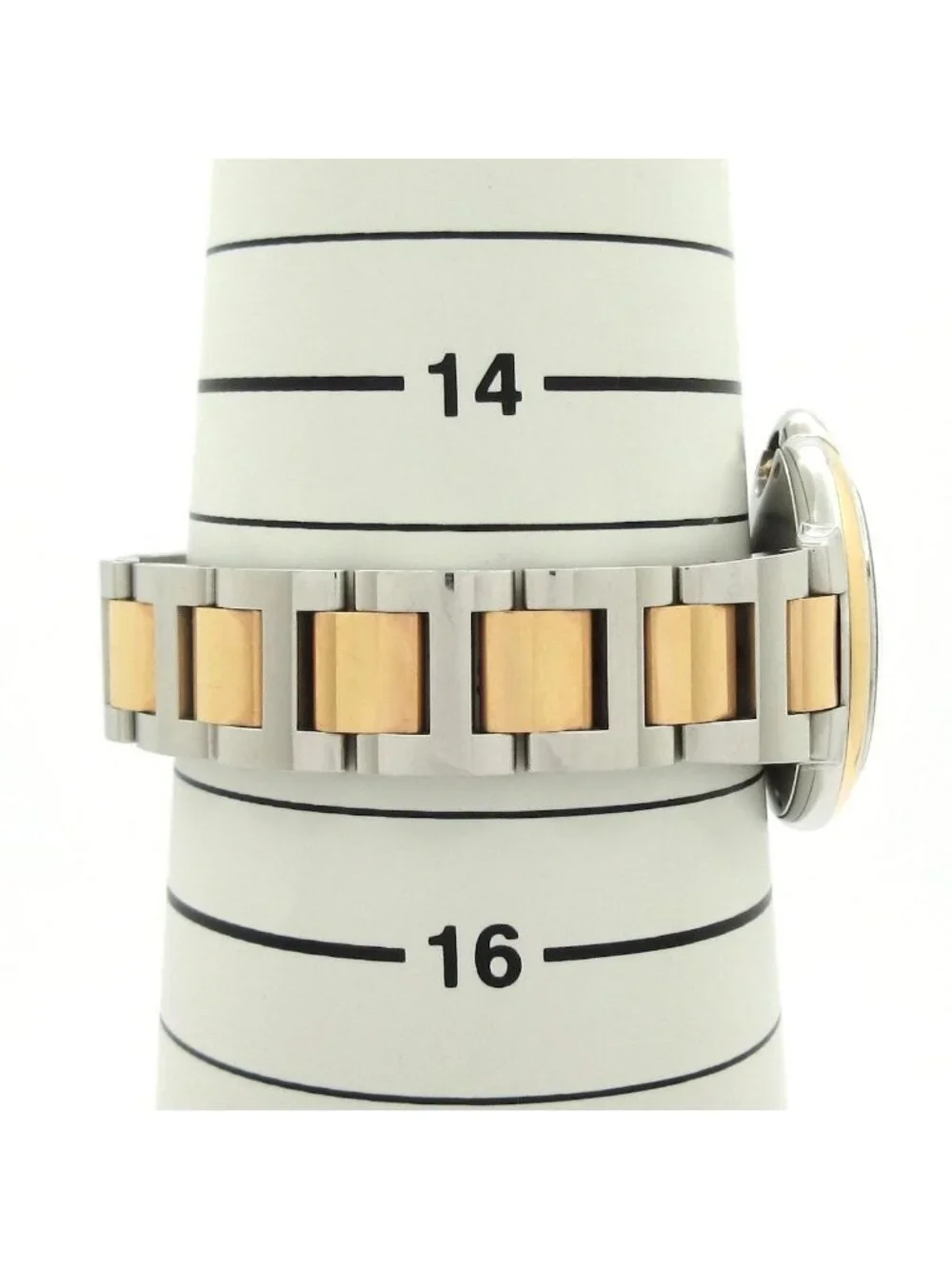 Cartier Watch Baron Blue de SS 18k Pink Diamond Index Required OH Silver